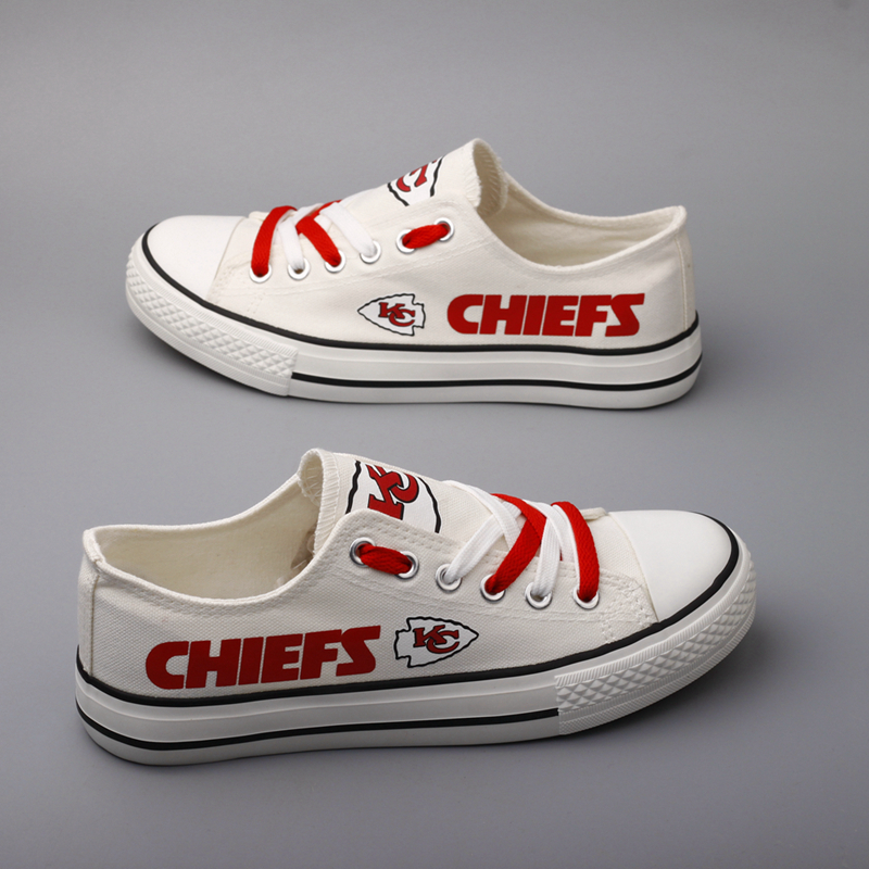 NFL Kansas City Chiefs Repeat Print Low Top Sneakers 003